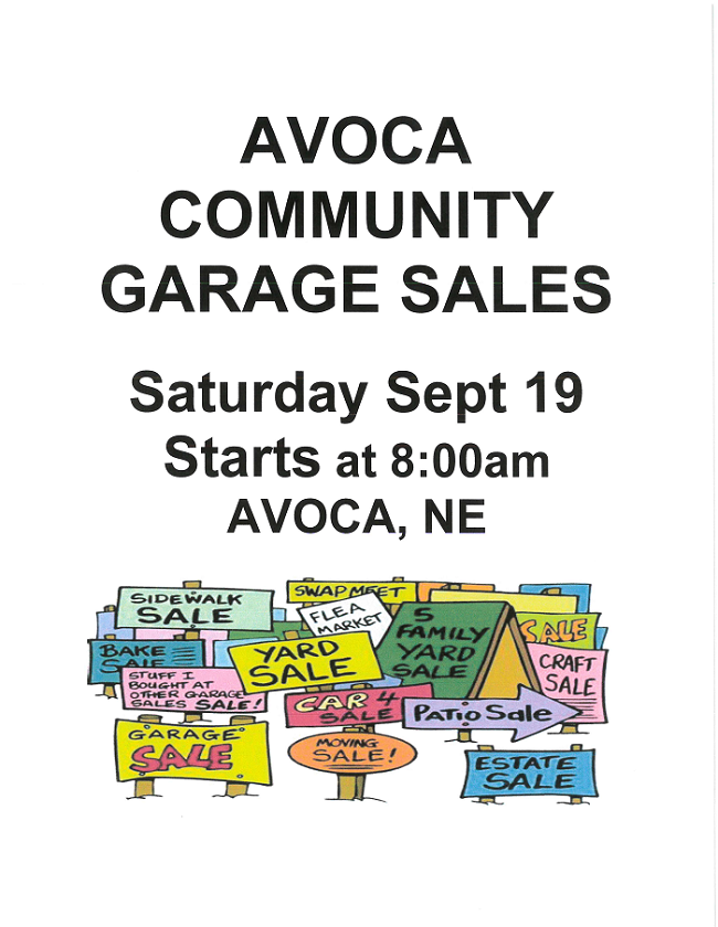 Avoca Garage Sales