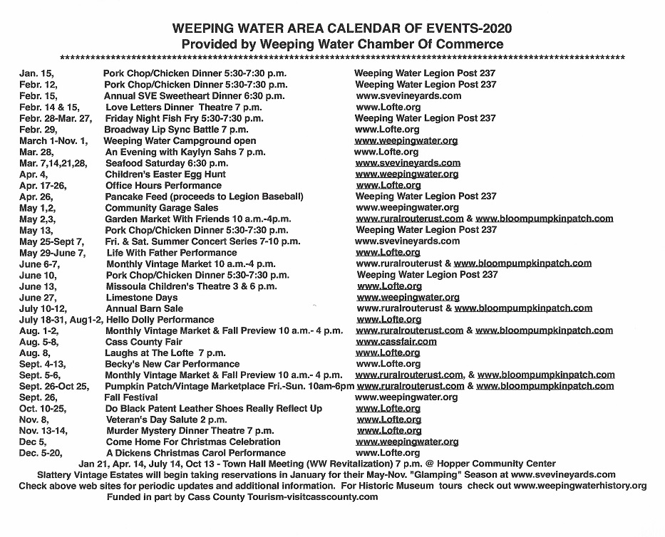 COC 2020 EVENTS 2