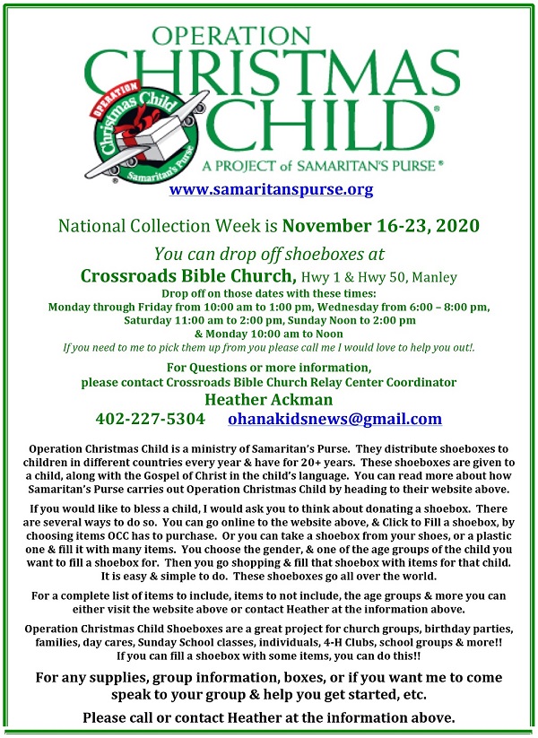 christmas child 2020