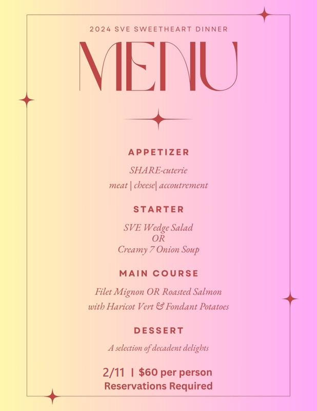 VD dinner Feb 11