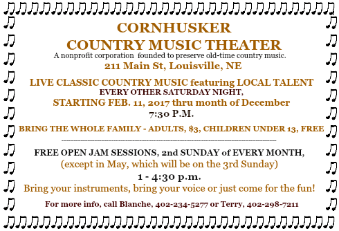 CORNHUSKER COUNTRY MUSIC