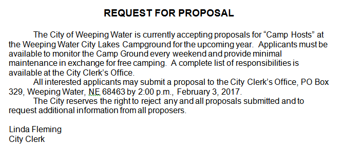 WWrequest forproposal