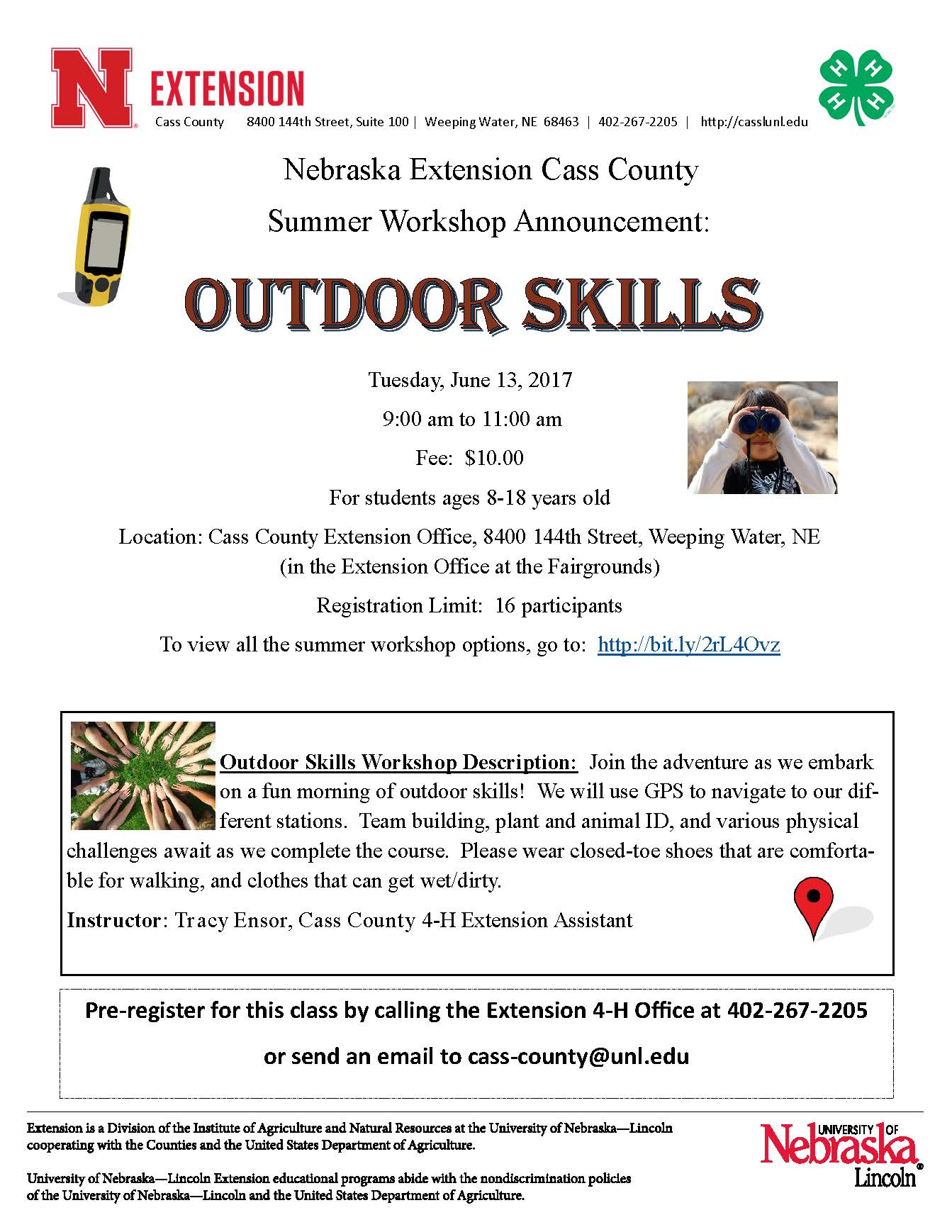 5 Outdoor Skills 2017