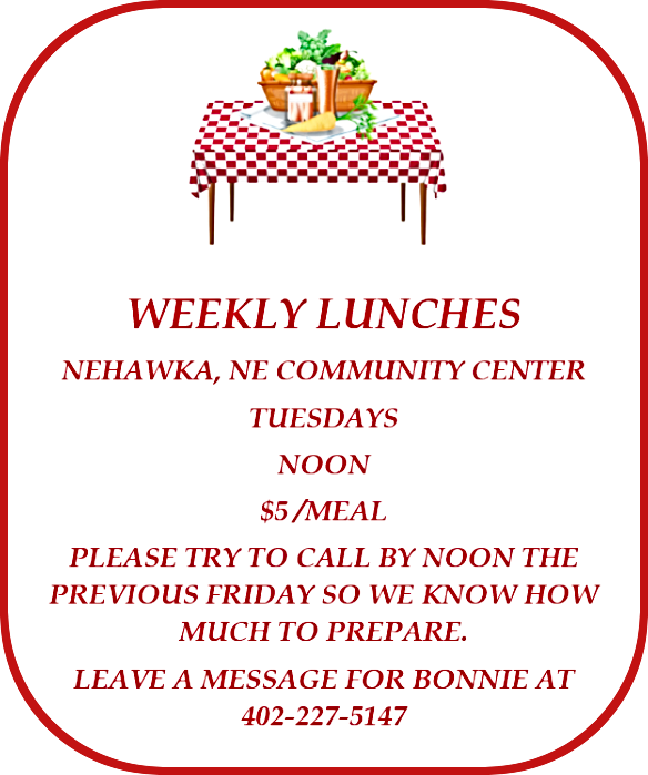 2023 02 15 NEHAWKA DINNERS